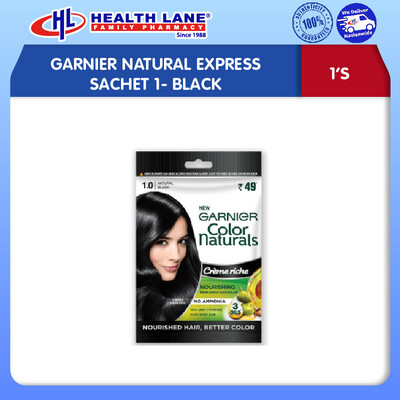 GARNIER NATURAL EXPRESS SACHET 1- BLACK
